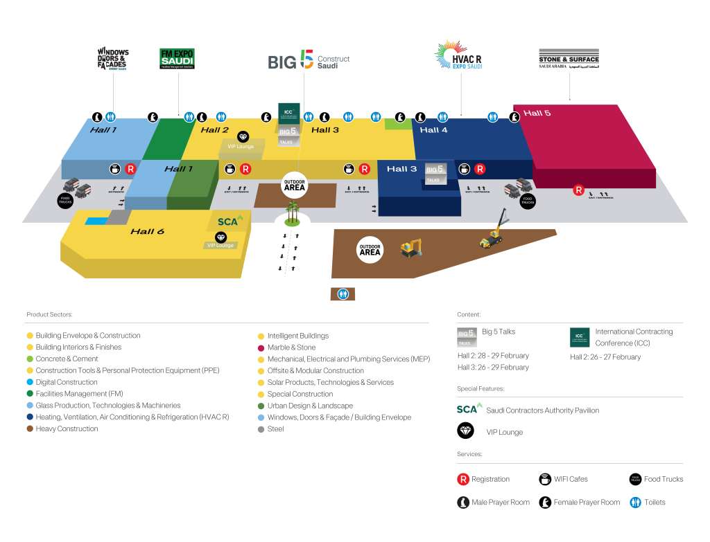 Plan your visit | Big 5 Construct Saudi