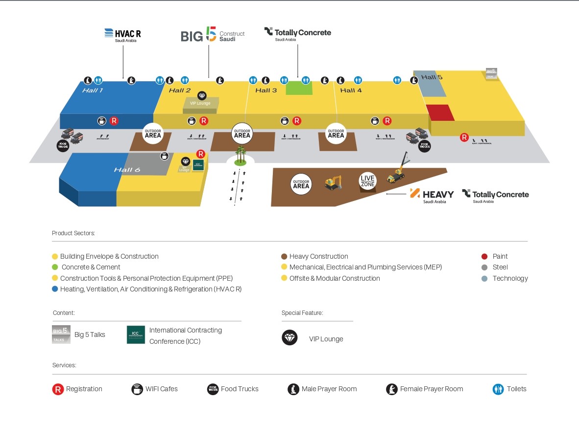 Plan your visit | Big 5 Construct Saudi